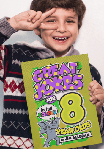 Funny joke books for kids - Great Jokes for 8 Year Olds by Jim Allbran