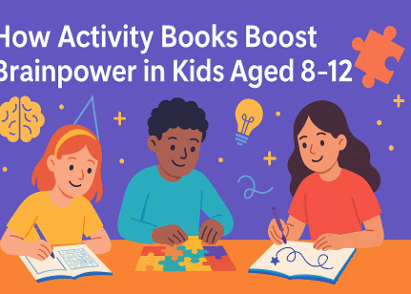 Activity Book for Kids Boost Brainpower!