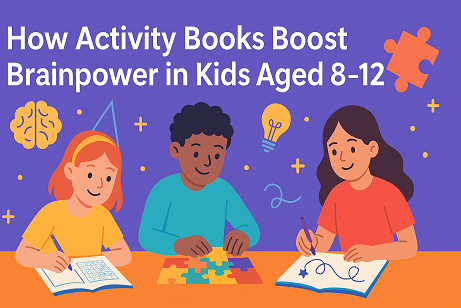 Activity Book for Kids Boost Brainpower!