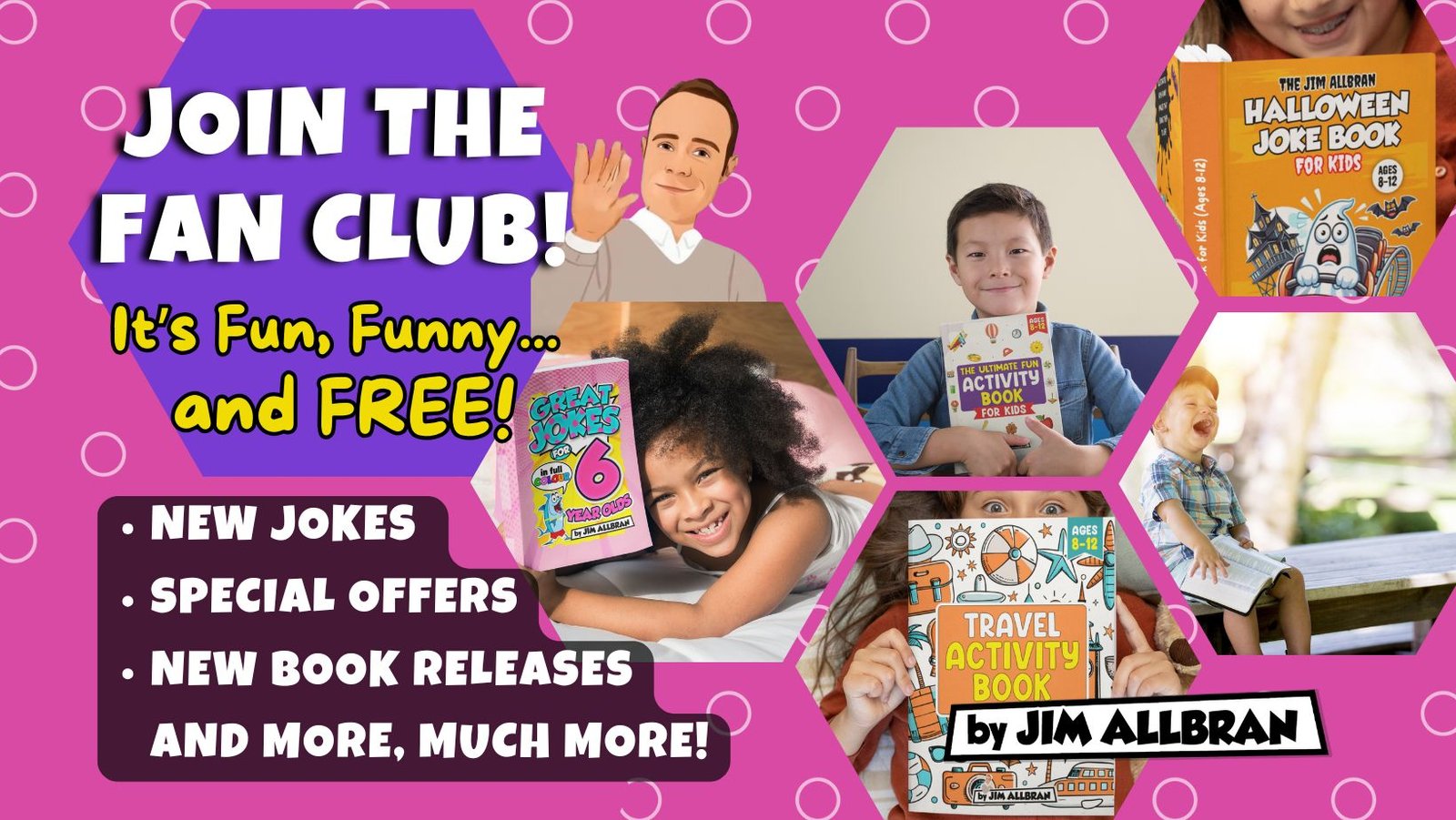 Join the Jim Allbran Fan Club! Clean jokes, funny jokes, latest offers and more.