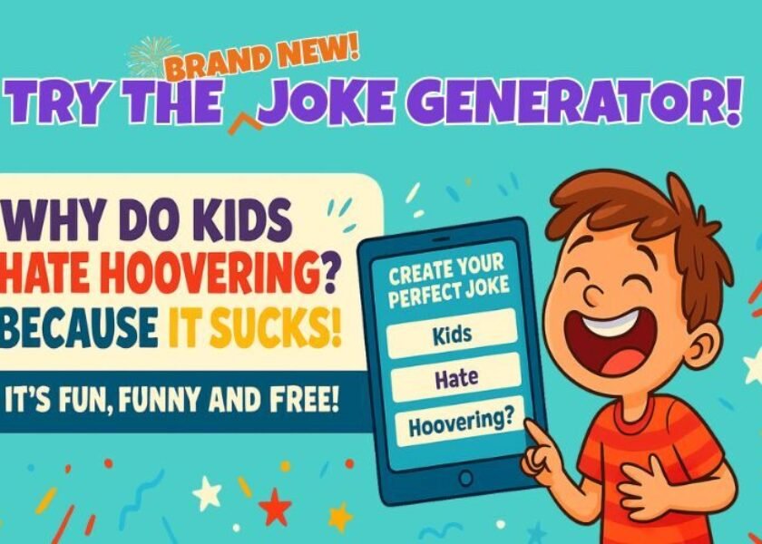 Banner for the Kids Joke Generator on jimallbran.com