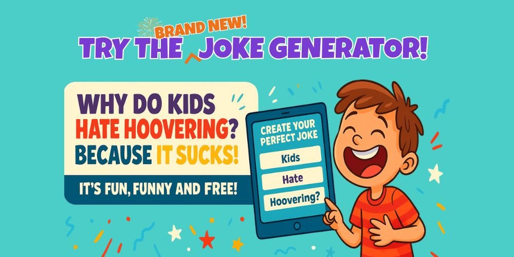 Banner for the Kids Joke Generator on jimallbran.com